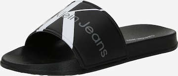 Calvin Klein Jeans Beach & Pool Shoes in Black: front