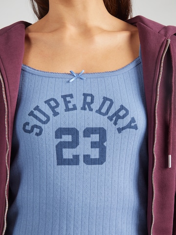 Superdry Toppi 'ATHLETIC' värissä sininen