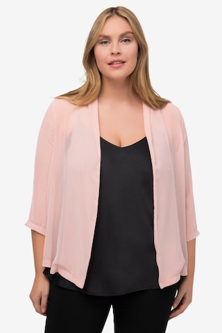 Ulla Popken Between-Season Jacket in Pink: front