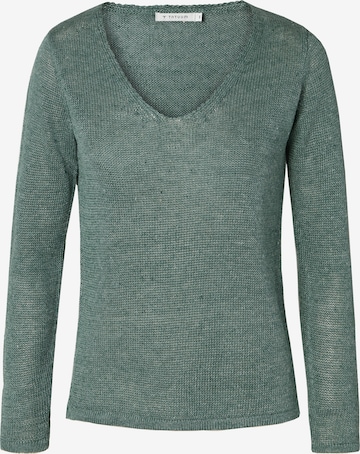 TATUUM Пуловер 'TESSA' в зелено: отпред