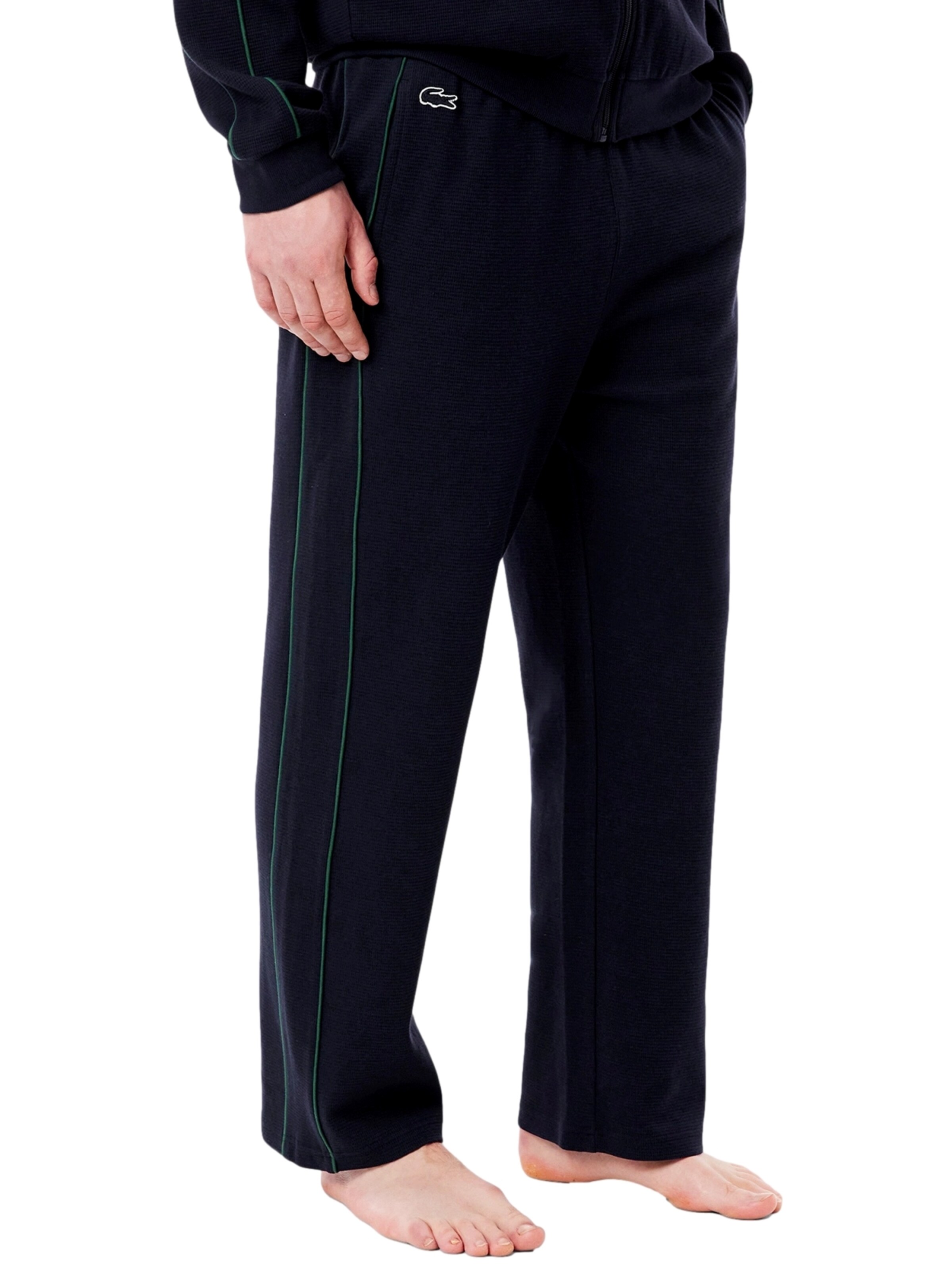 LACOSTE Loose fit Pants in Blue: front