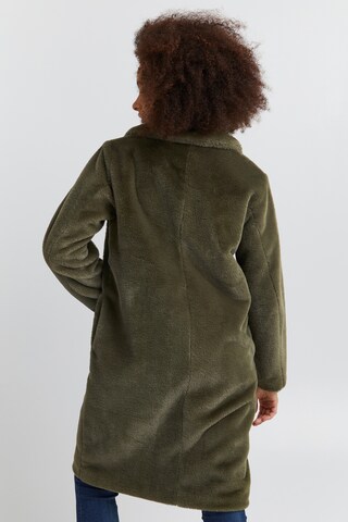 ICHI Winter Coat 'HAYA' in Green