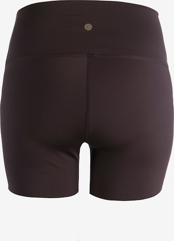 Athlecia Slimfit Sportbroek 'ALMY W' in Bruin