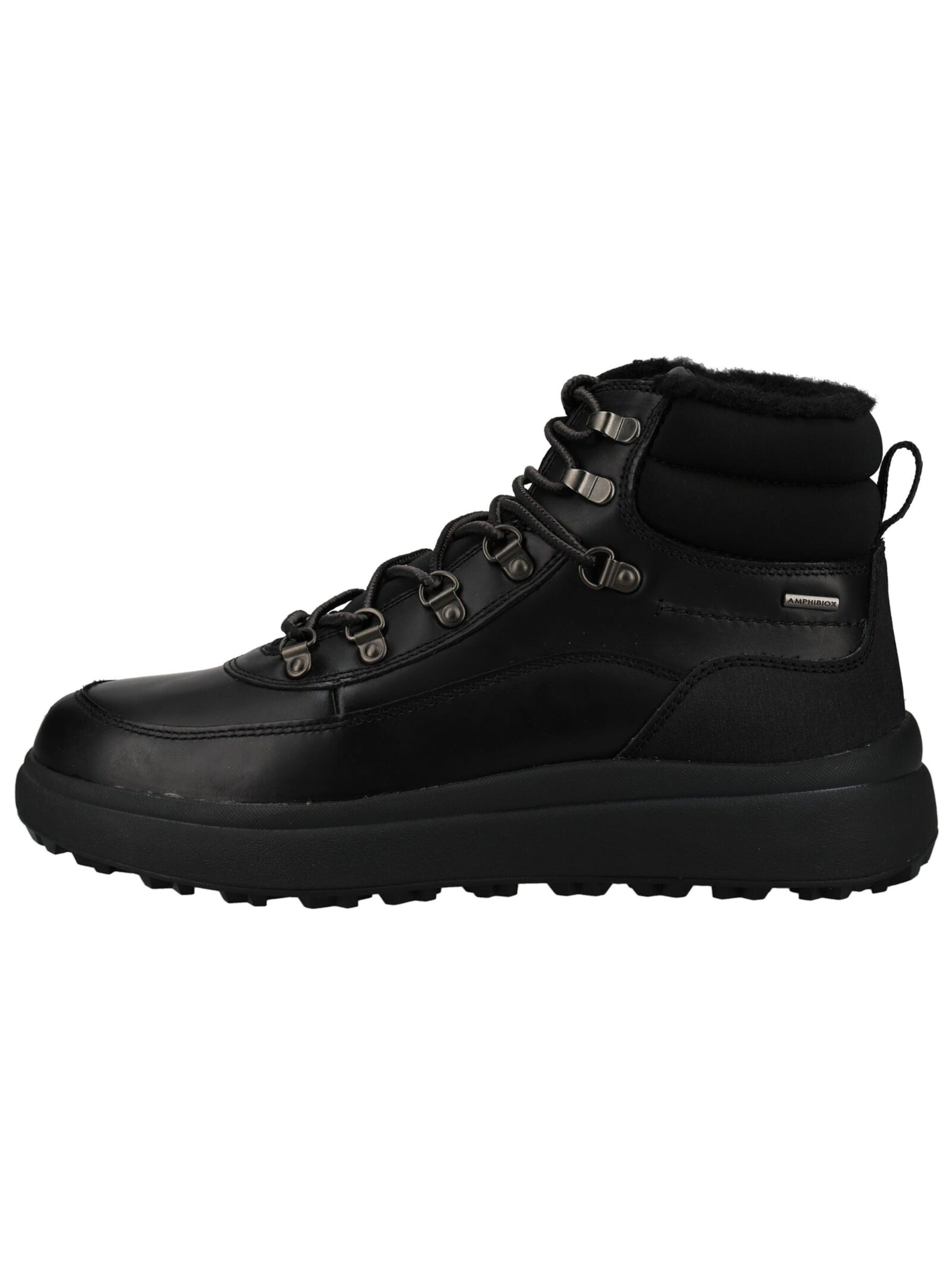 GEOX Schnürboots in Schwarz