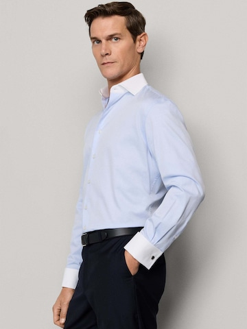 Hackett London Regular fit Zakelijk overhemd in Blauw