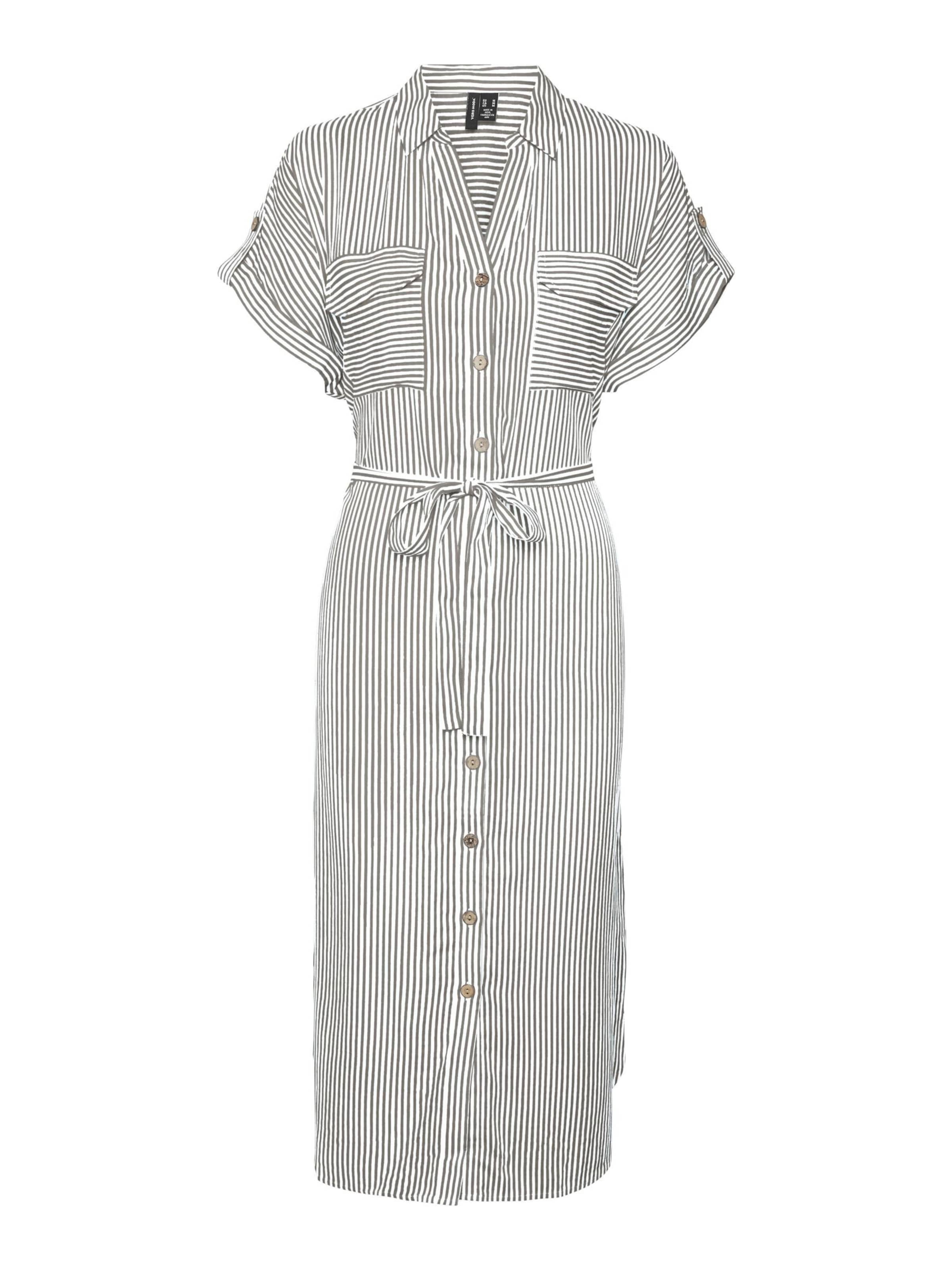 VERO MODA Shirt dress 'VMBumpy' in Beige: front