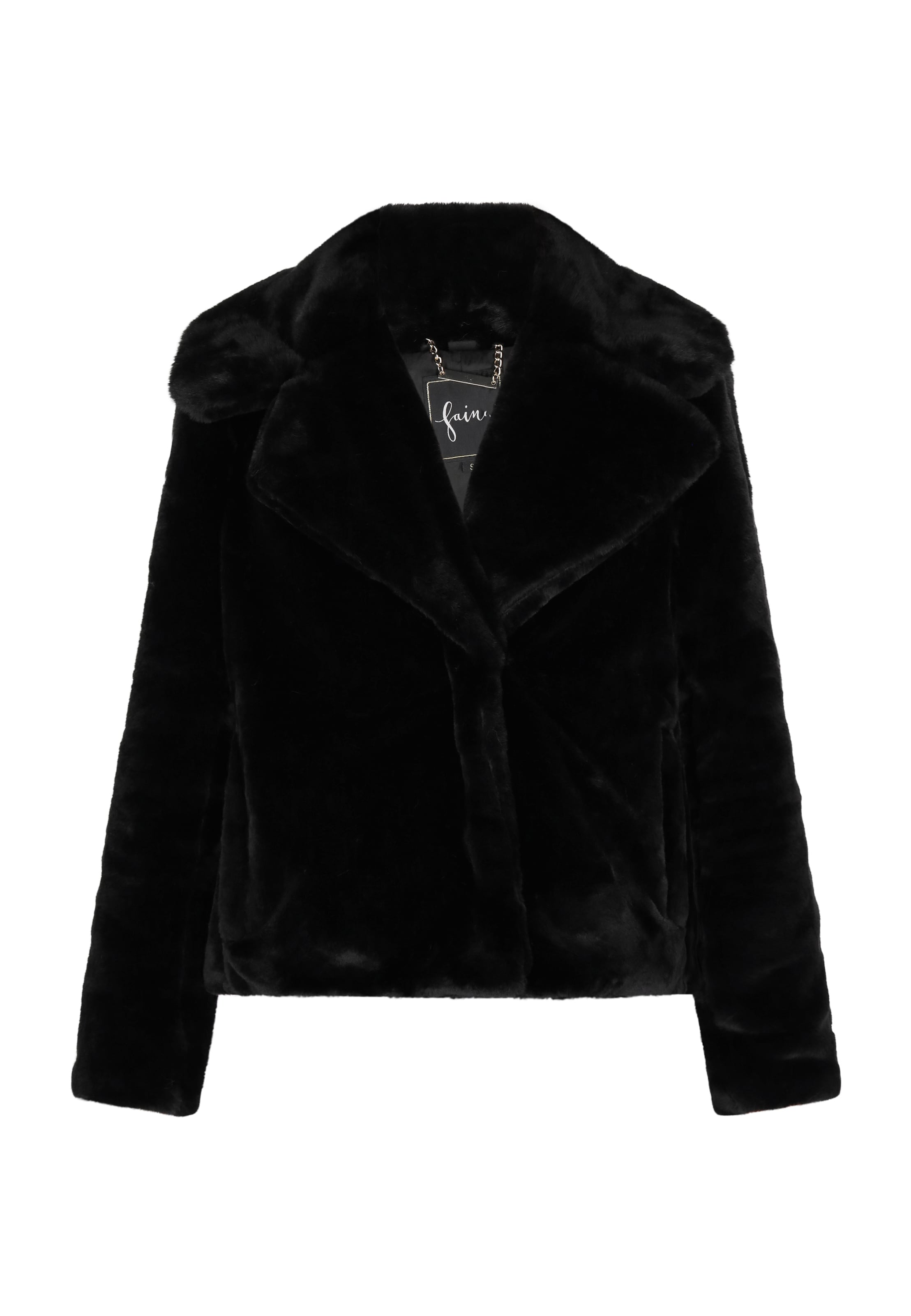 faina Prechodná bunda - Čierna: predná strana