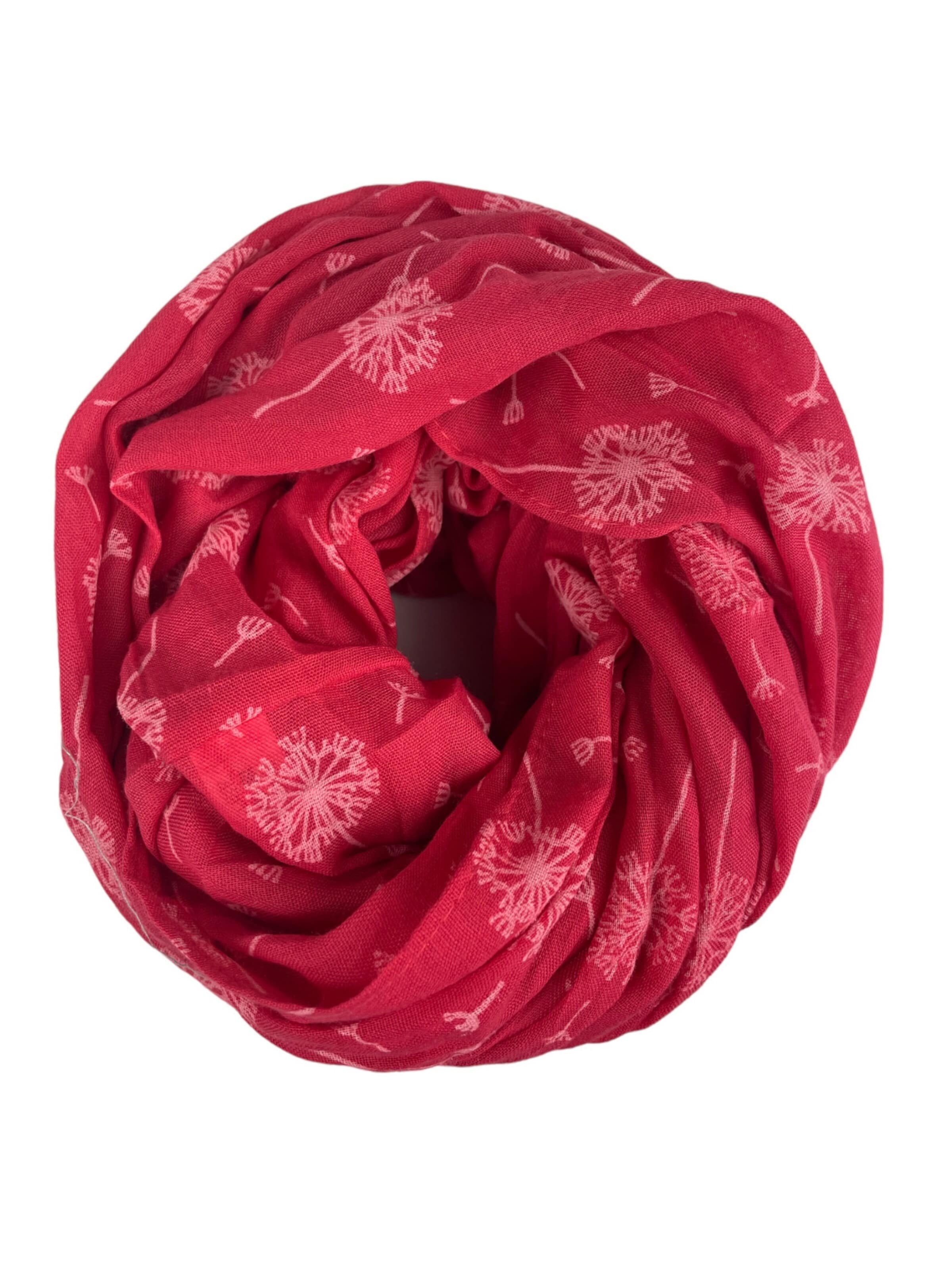 Kumixi Loop scarf 'Löwenzahn' in Pink: front