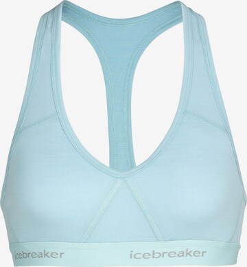 Reggiseno sportivo 'Sprite' di ICEBREAKER in blu: frontale