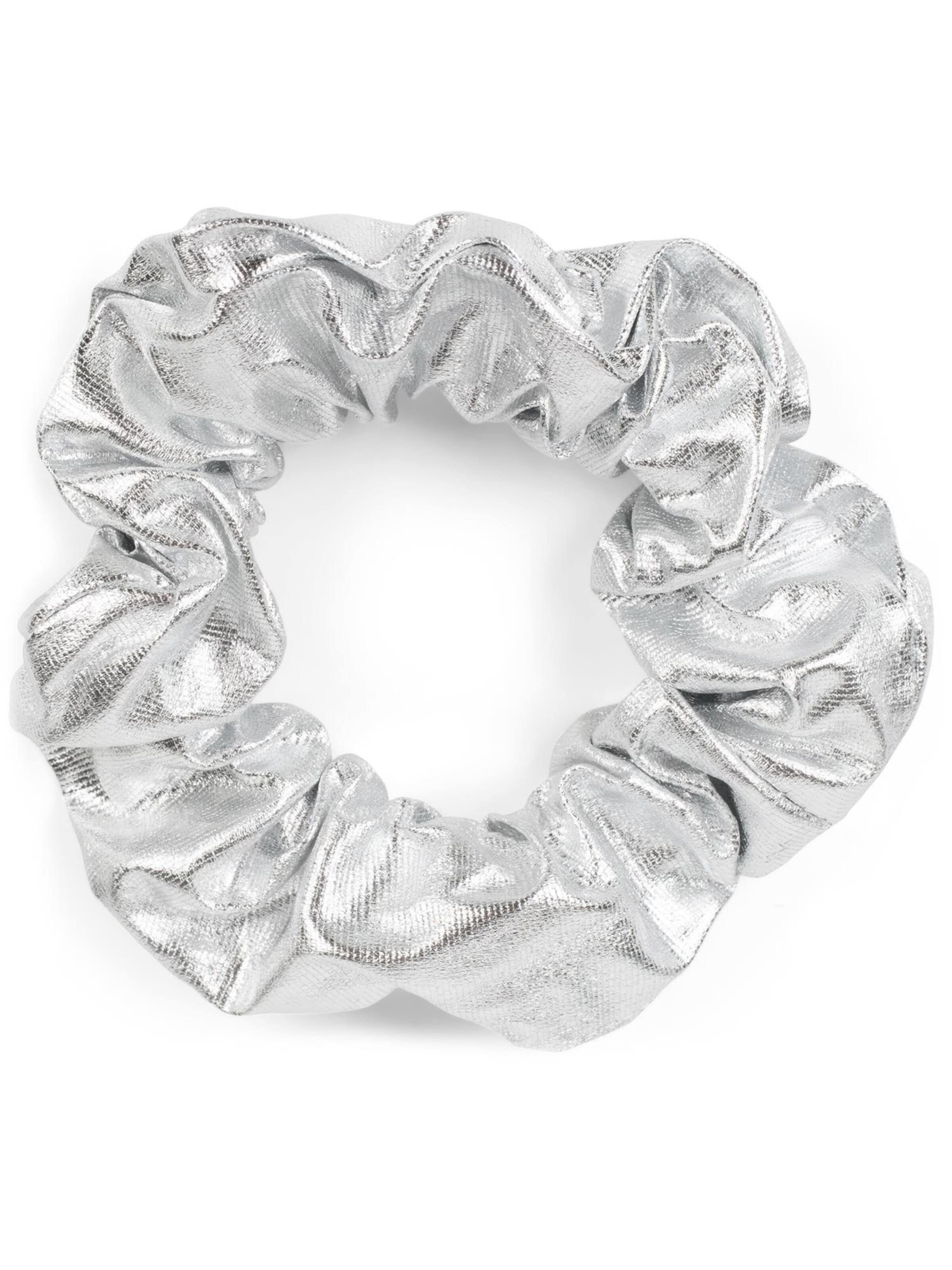 styleBREAKER Hair jewelry 'Metallic Scrunchie Haargummi' in One Size in Silver, Item view