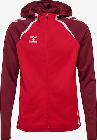 Hummel Sportsweatjacke 'Lead 2.0' in Rot: Vorderseite