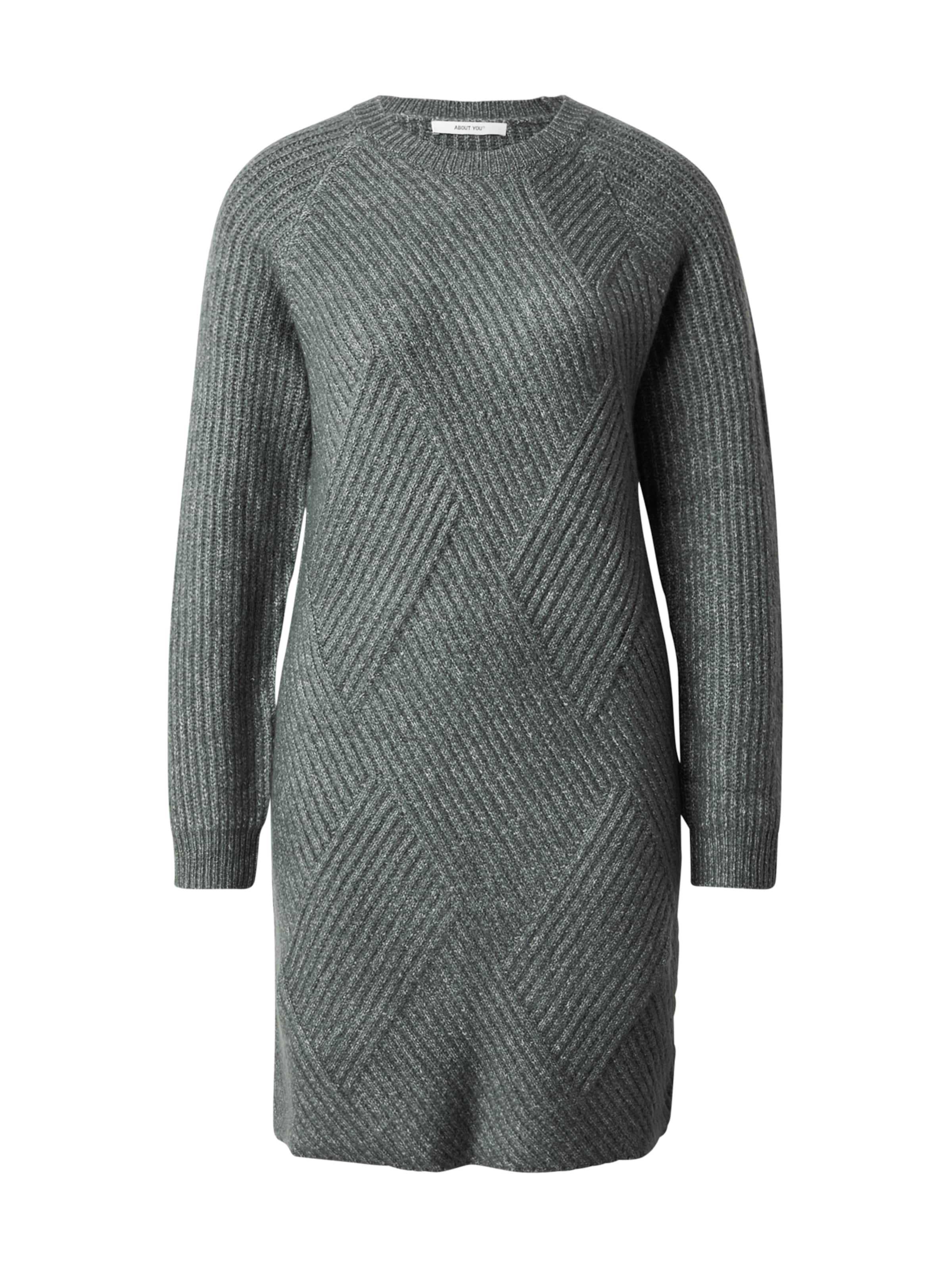 ABOUT YOU Knit dress 'Leslie' in Green: front