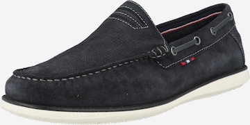 Bata Moccasin in Blue: front