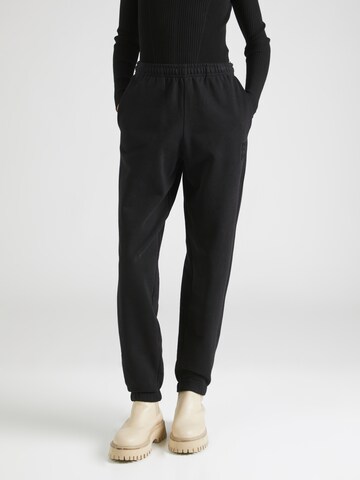 HUGO Tapered Broek in Zwart: voorkant