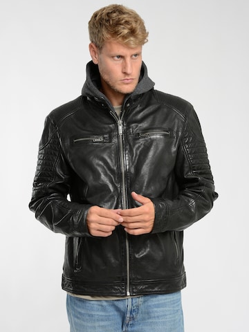 Veste mi-saison JCC en noir : devant