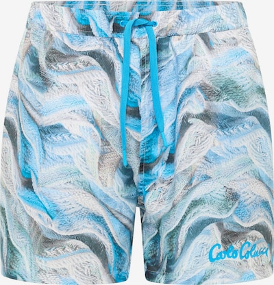 Carlo Colucci Maillot de bain 'Ferrazin' en L en ivoire / bleu clair / pierre, Vue avec produit