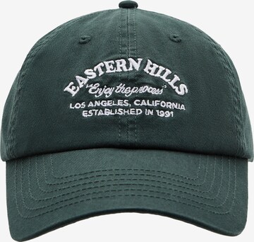 Pull&Bear Cap in Green: front