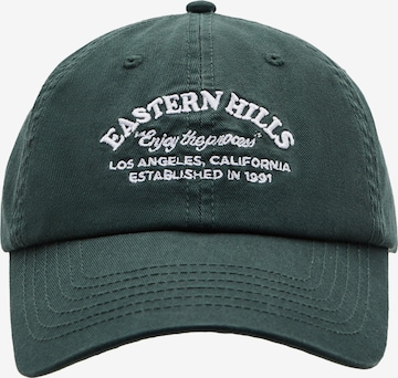 Pull&Bear Cap in Green: front