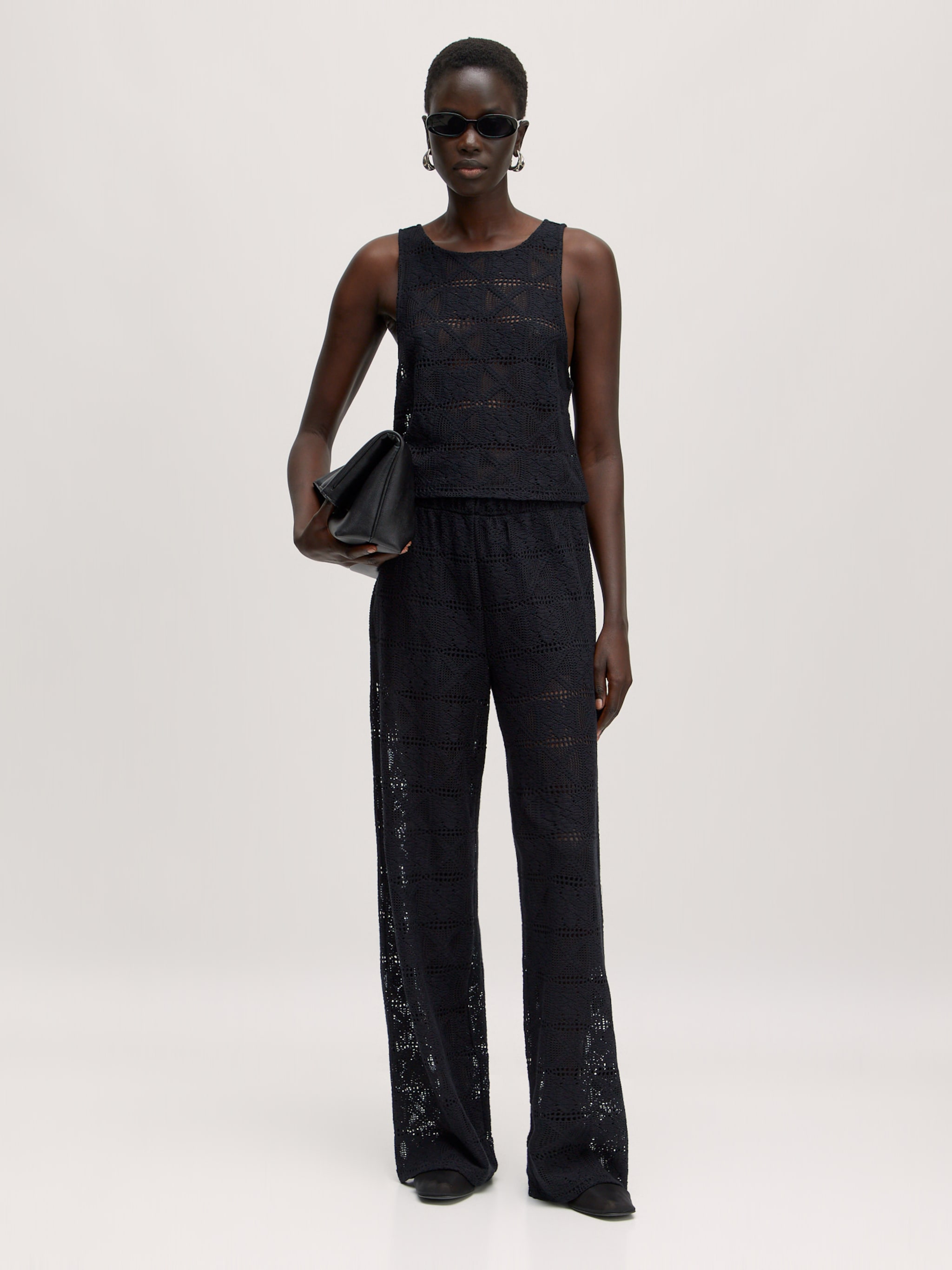 EDITED Produits Pantalon 'Savanna' noir