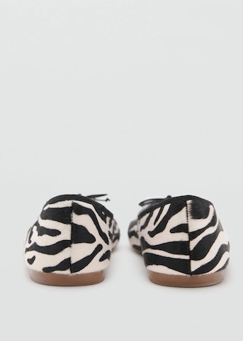 MANGO KIDS Ballet Flats 'Zebra' in Black