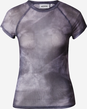 WEEKDAY Shirt 'Sia' in Grey: front