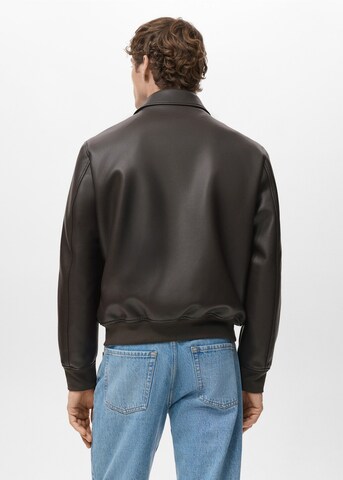 MANGO MAN Between-Season Jacket 'Ely' in Brown