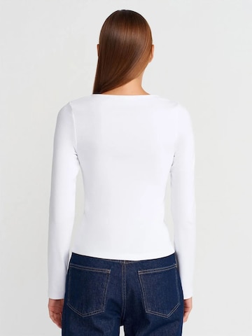 Dilvin Blouse in White