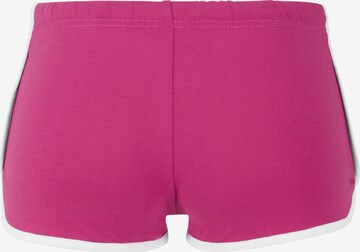 Urban Classics Slimfit Sportbyxa i rosa