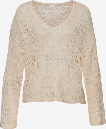 s.Oliver - Jersey en beige: frente