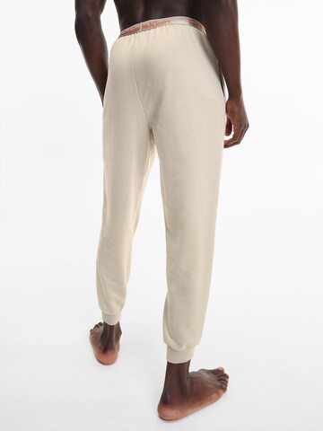 Pantalon de pyjama Calvin Klein Underwear en beige