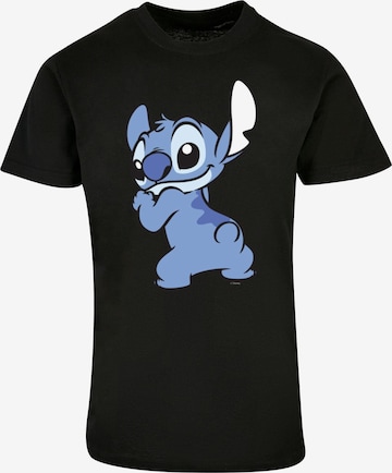 T-Shirt 'Lilo And Stitch' ABSOLUTE CULT en noir : devant