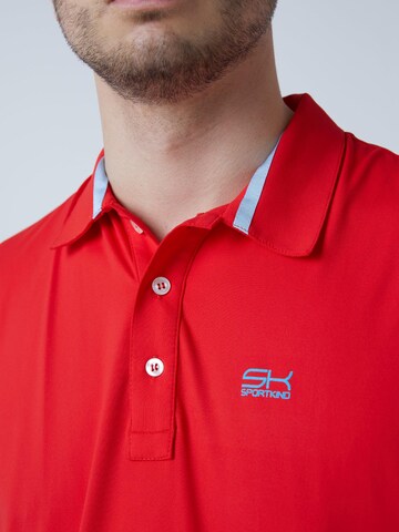 T-Shirt fonctionnel 'Polo' SPORTKIND en rouge