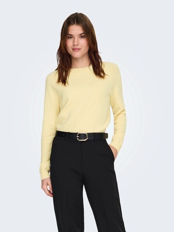 ONLY Pullover 'ONLRICA' in Gelb: Vorderseite