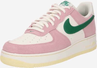 Nike Sportswear Baskets basses 'Air Force 1' en beige / vert / rose clair, Vue avec produit