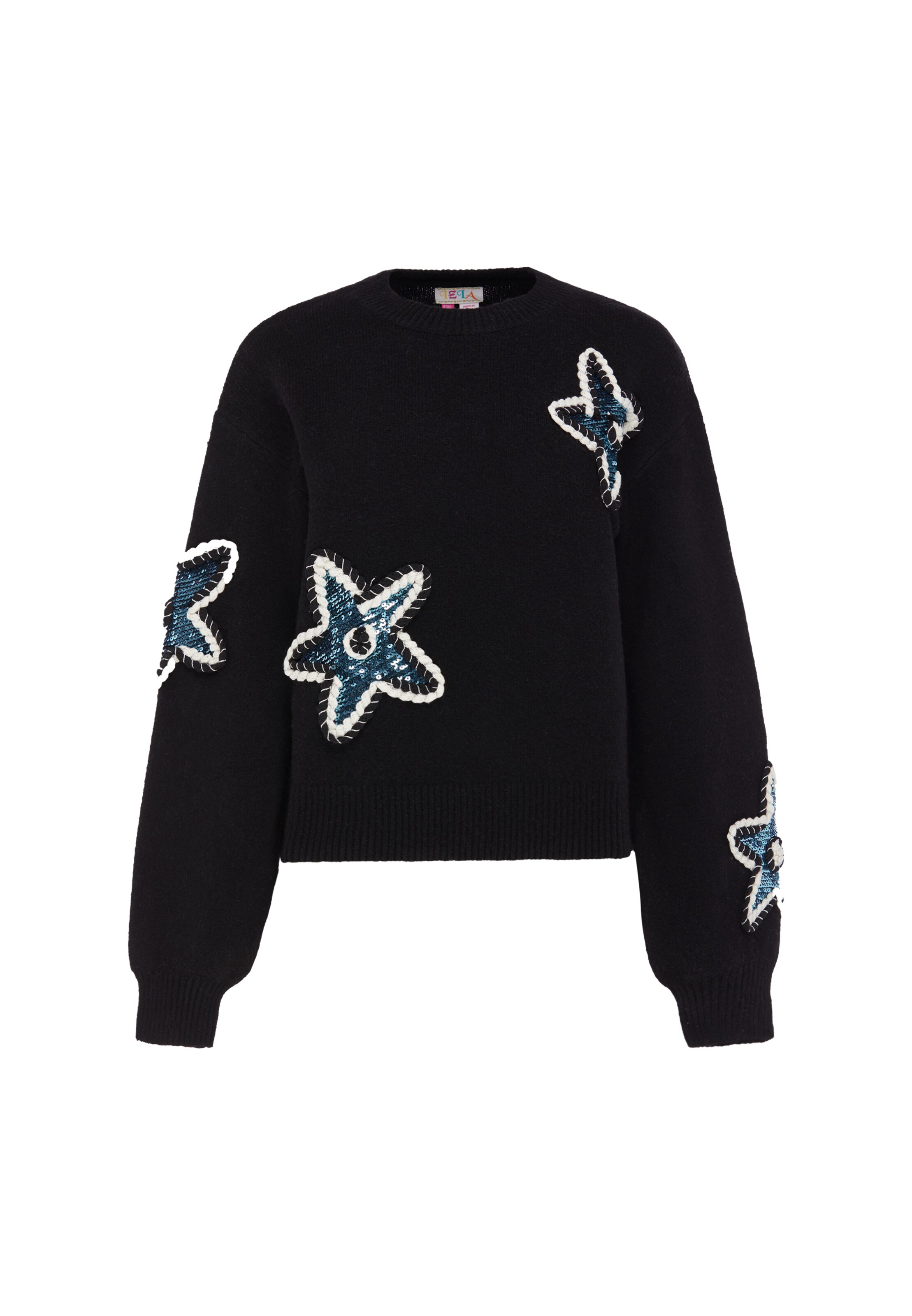 IZIA - Jersey en negro: frente