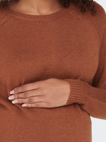 Only Maternity Sweater in Brown