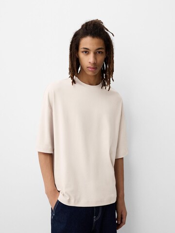 Bershka Póló - szürke: elől