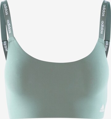 ADIDAS SPORTSWEAR Bustier Sport-BH ' SCOOP LOUNGE BRA ' in Grau: predná strana