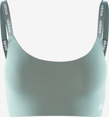 ADIDAS SPORTSWEAR Bustier BH ' SCOOP LOUNGE BRA ' in Grijs: voorkant