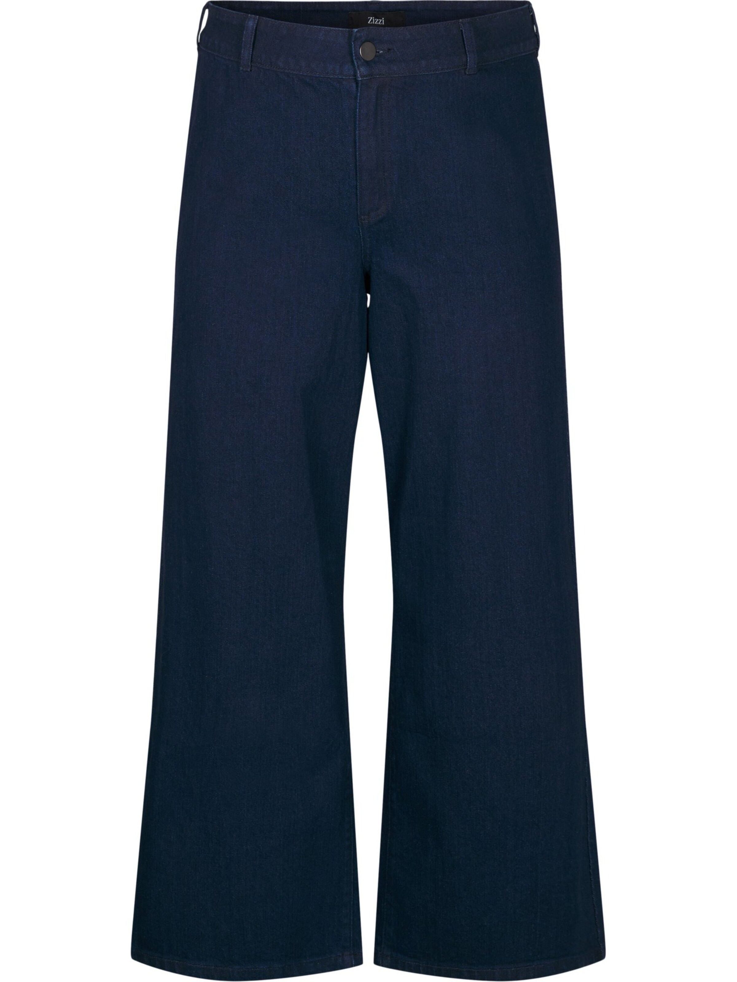 Zizzi Wide leg Jeans in Blue: front