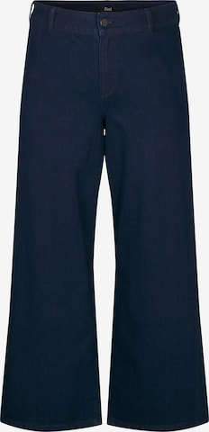 zils Zizzi Platas staras Džinsi: no priekšpuses