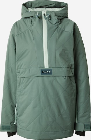 ROXY Športna jakna 'RADIANT LINES' | zelena barva: sprednja stran