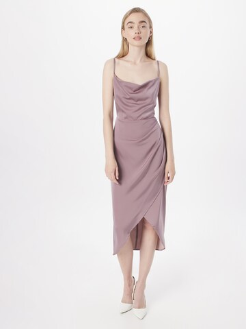 Robe Laona en violet : devant