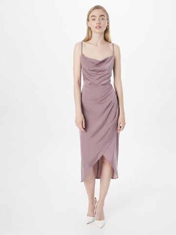 Laona Dress in Purple: front