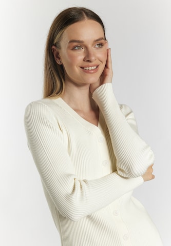 DreiMaster Klassik Knit cardigan in White