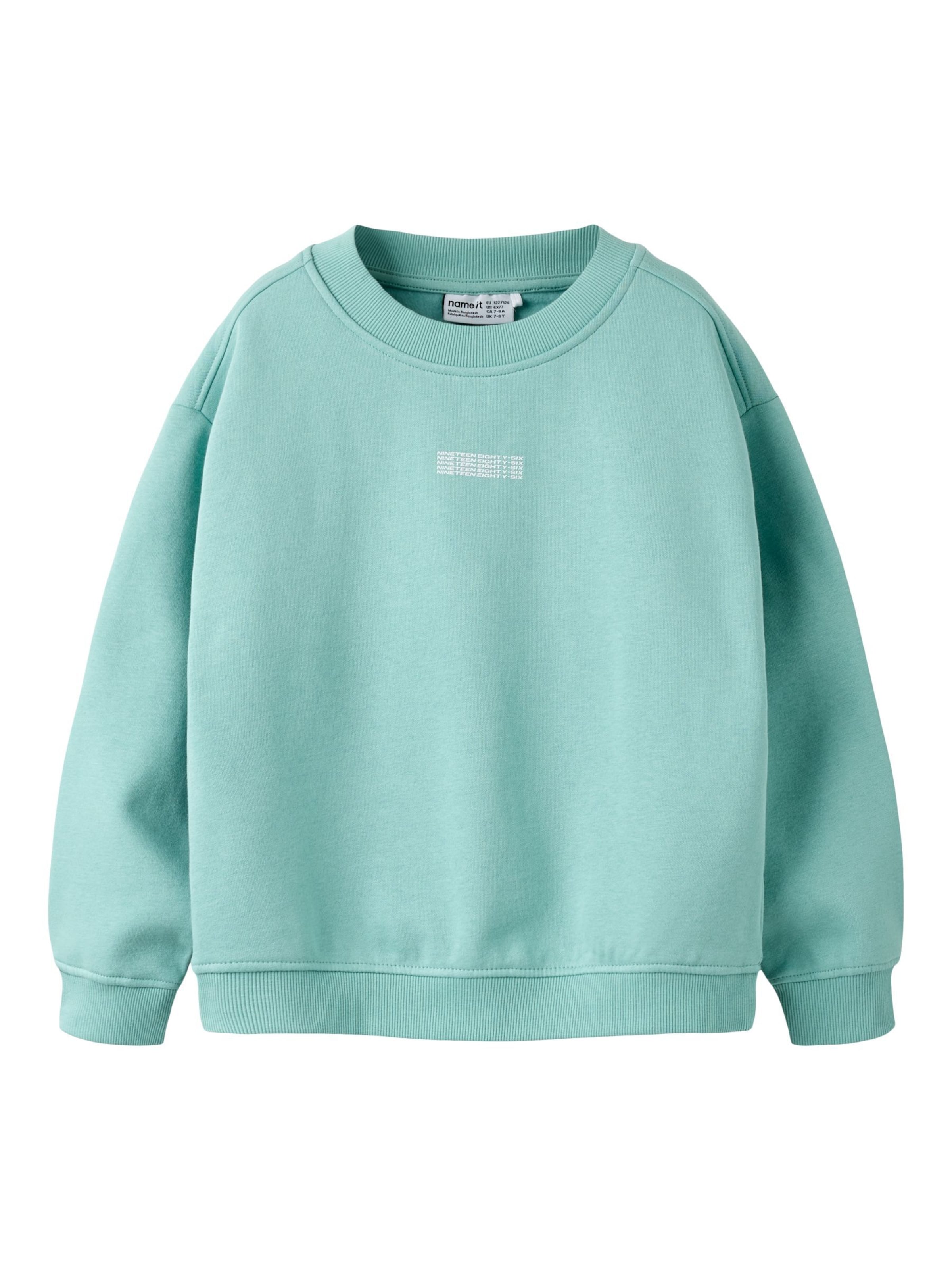 Sweat-shirt NAME IT en vert : devant