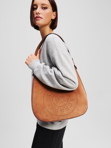Sac bandoulière Karl Lagerfeld en marron