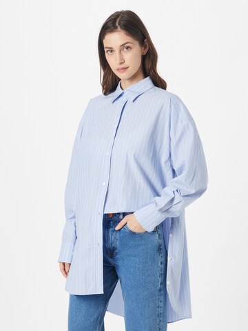 WEEKDAY Bluse in Blau: predná strana