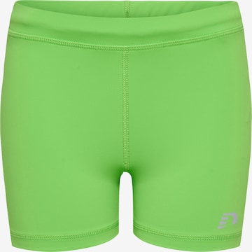 Skinny Pantalon de sport Newline en vert : devant