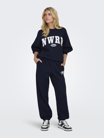 ONLY - Tapered Pantalón 'ONLDeborah' en azul